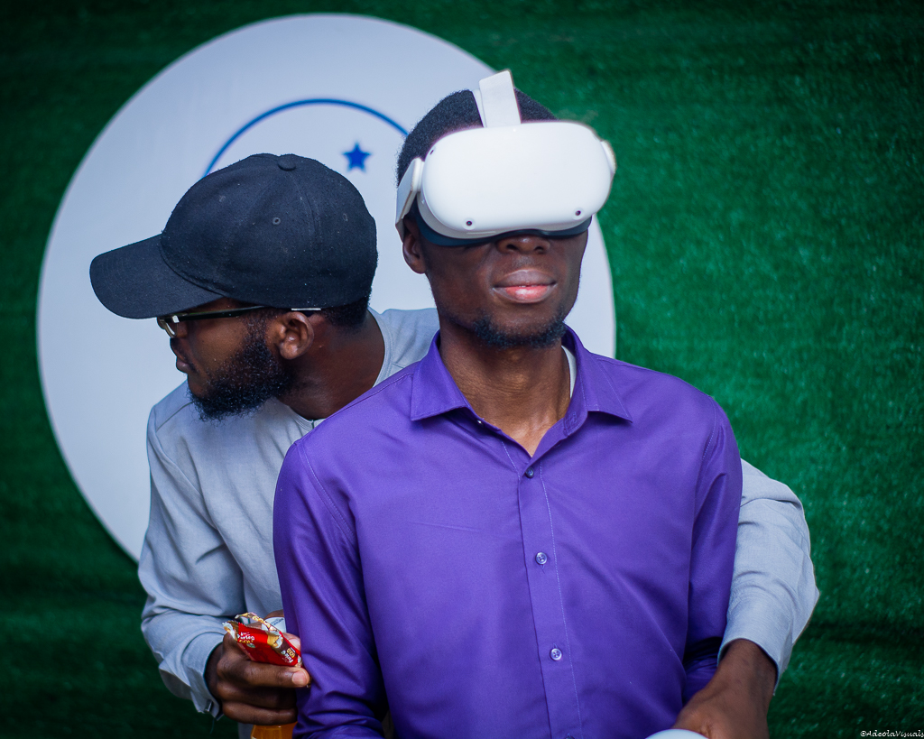 VR game at HackWara 1.0